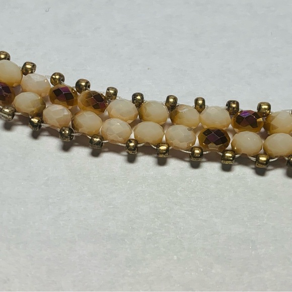 ***SOLD*** 4-Piece Artisan Hand Crafted Bracelets & Earrings Set Glass Beads - Picture 5 of 17